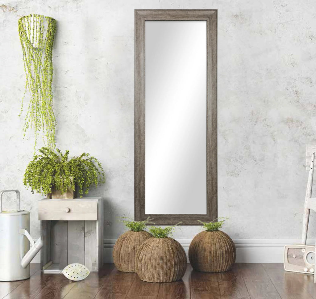 27 x 70 Rectangular Full Length Gray Mirror Z637