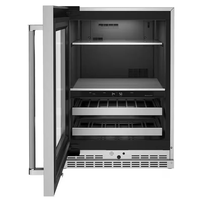 14-Bottle Beverage Cooler in Stainless Steel R5059