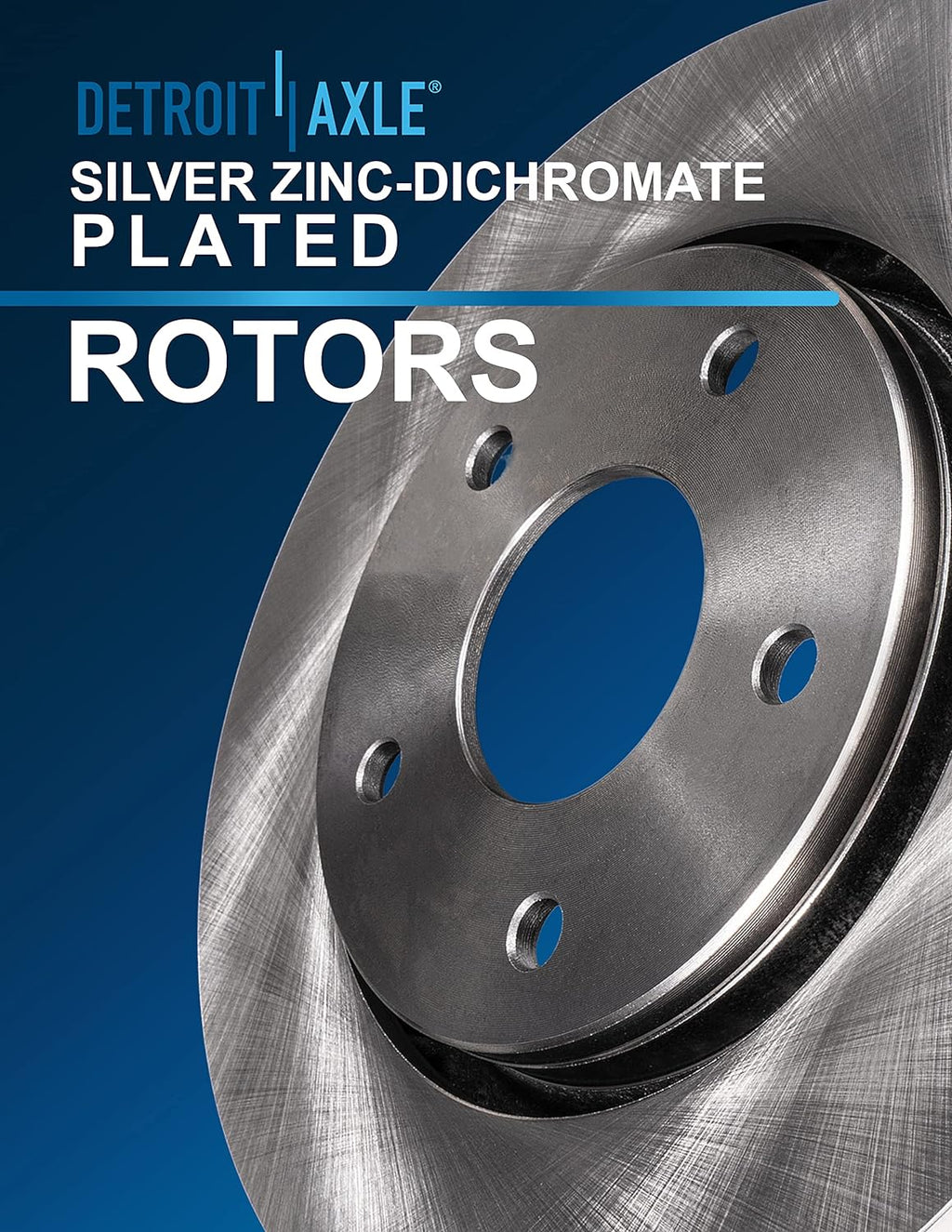 281mm Front Disc Rotors + Brake Pads 6pc Set I804525