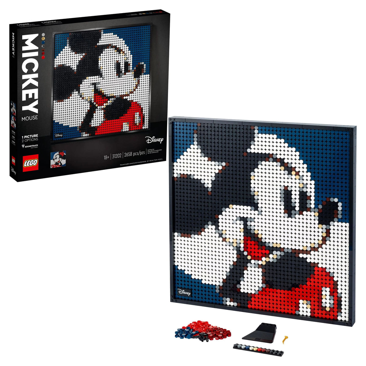 Mickey Mouse Wall Decor Set 2,658 Pieces P7514