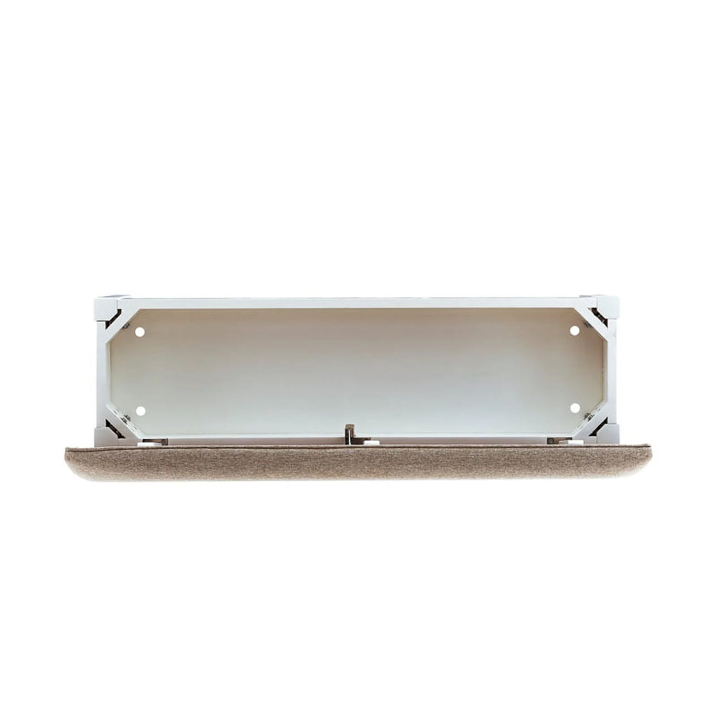 Vanilla White Wood Storage Bench P794