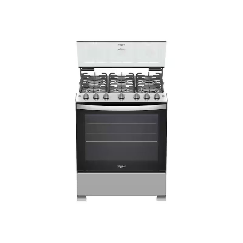 6-Burners Freestanding Gas Range in Silver C13864