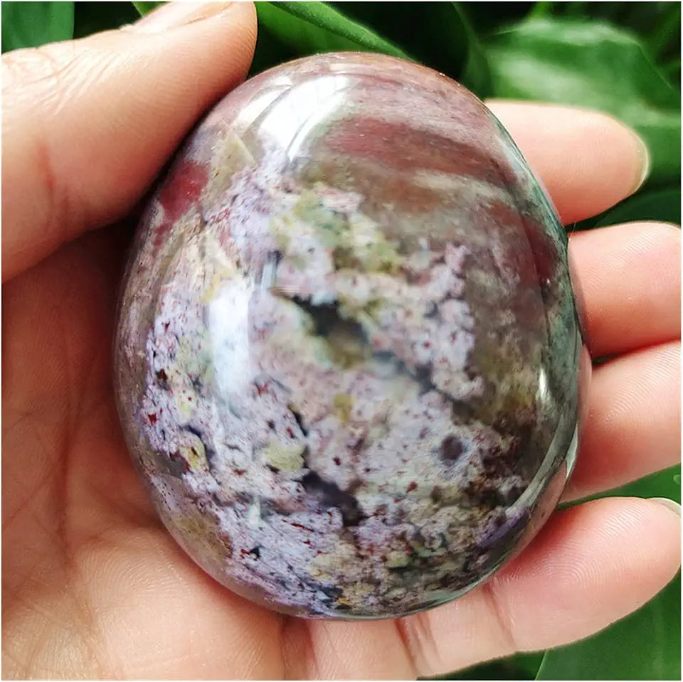 Natural Crystal Rough Stone Marine Jasper Healing Crystals K883