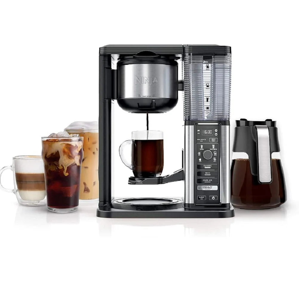 Specialty Coffee Maker with Frother and Glass Carafe S4407