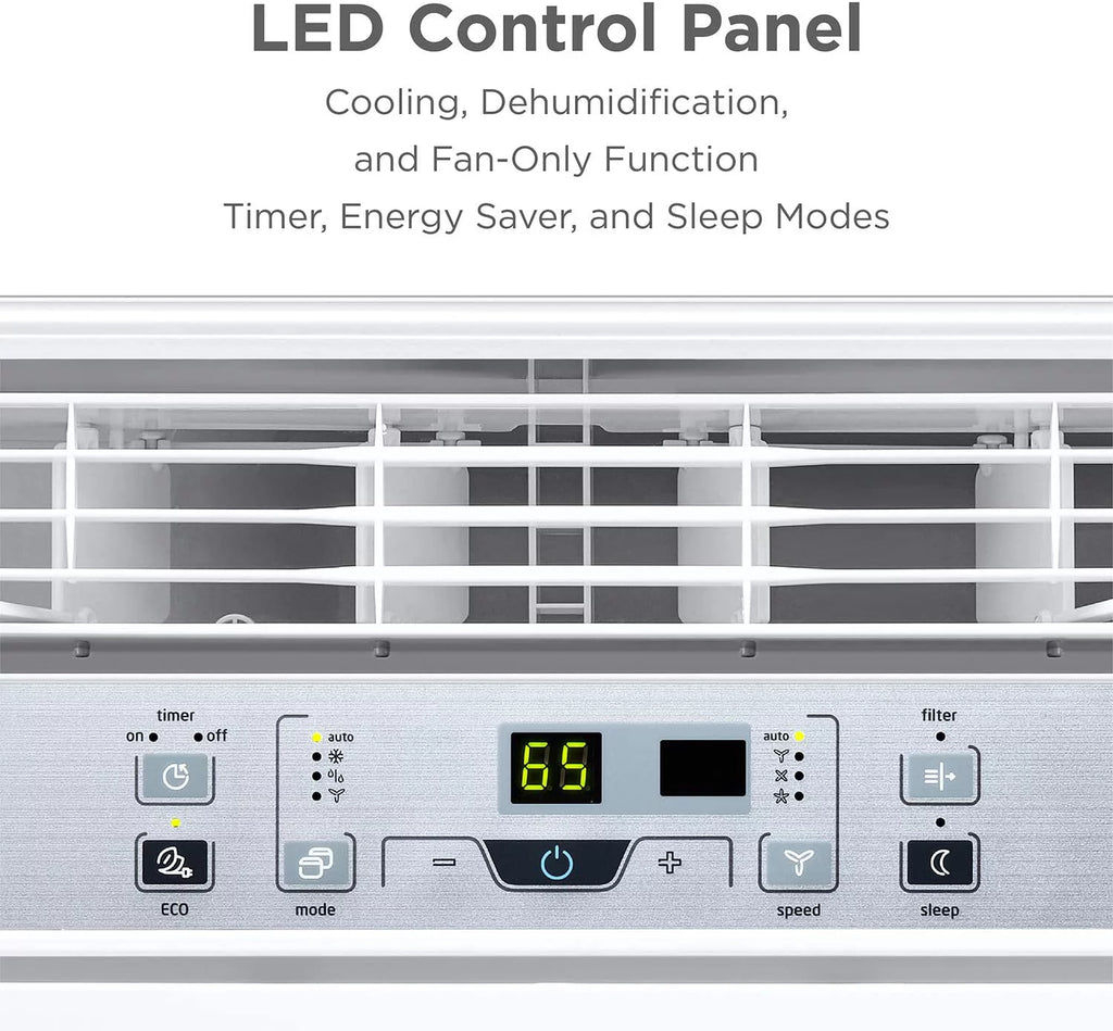 10,000 BTU White Window Air Conditioner A918