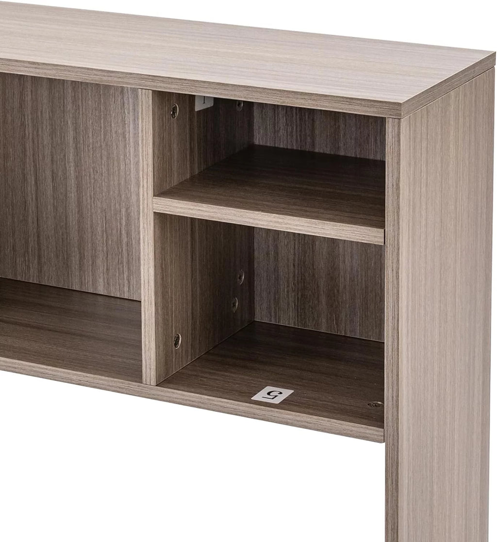 Gray Desk Bookshelf Organizer U368485