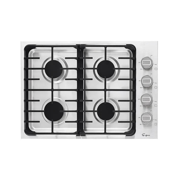 30 Stainless Steel Built-In Gas Cooktop with 4 Burners V853