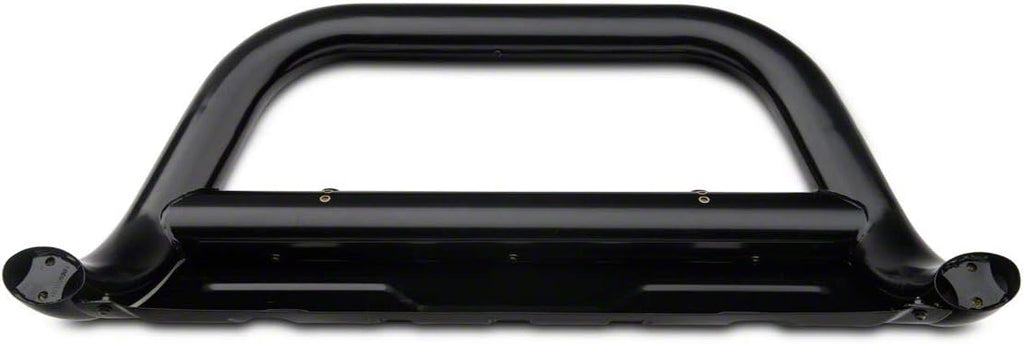 Black 3.50-Inch Oval Bull Bar with Skid Plate P79206