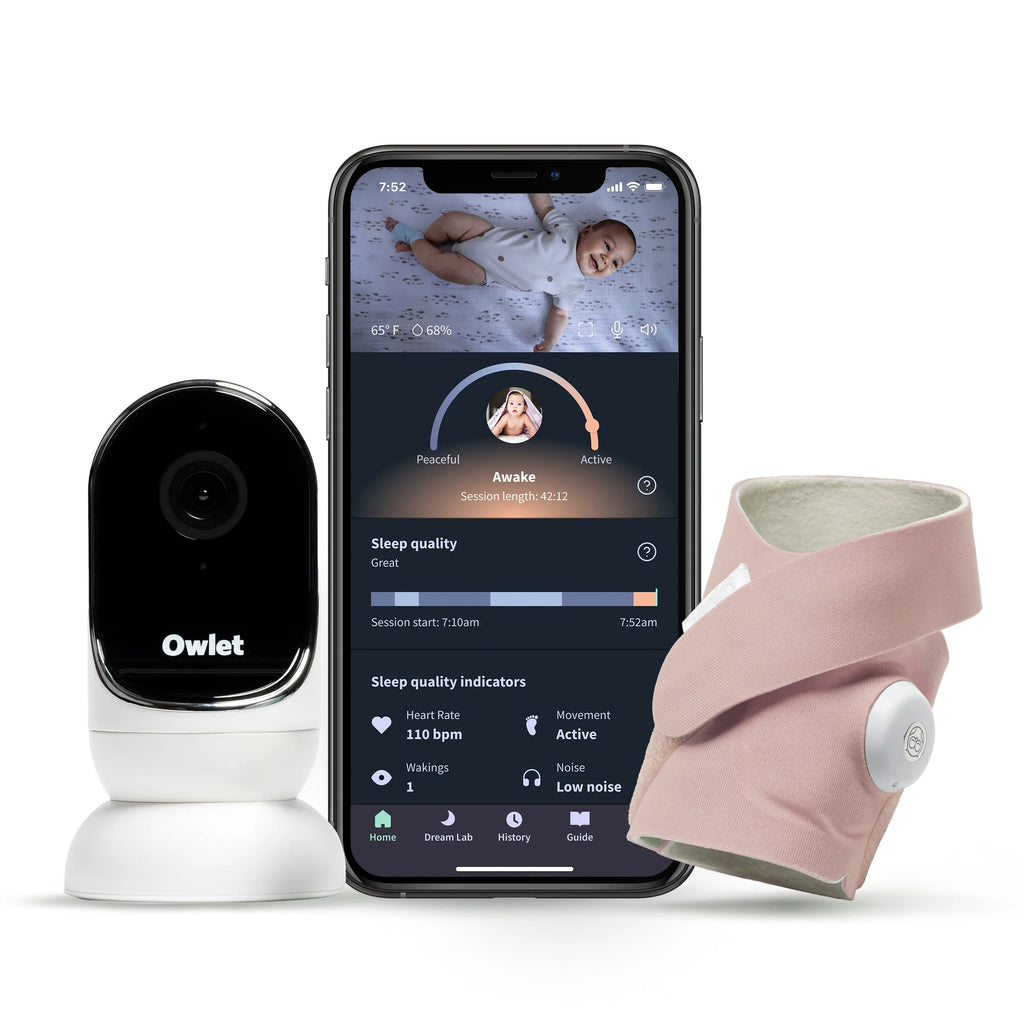 Portable Video Baby Monitor with HD Camera and Heart Rate Tracker U63648