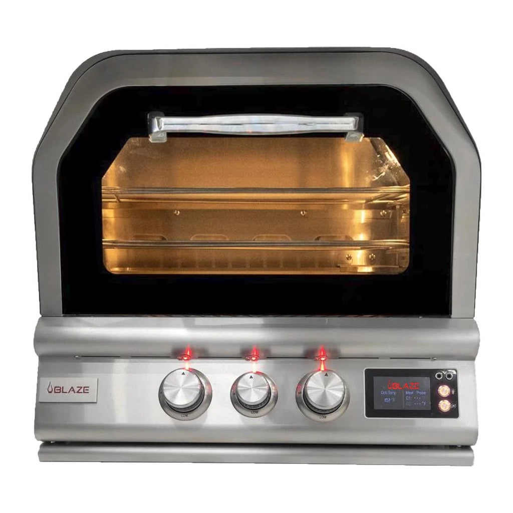 26-Inch Built-In Propane Outdoor Pizza Oven with Rotisserie E808