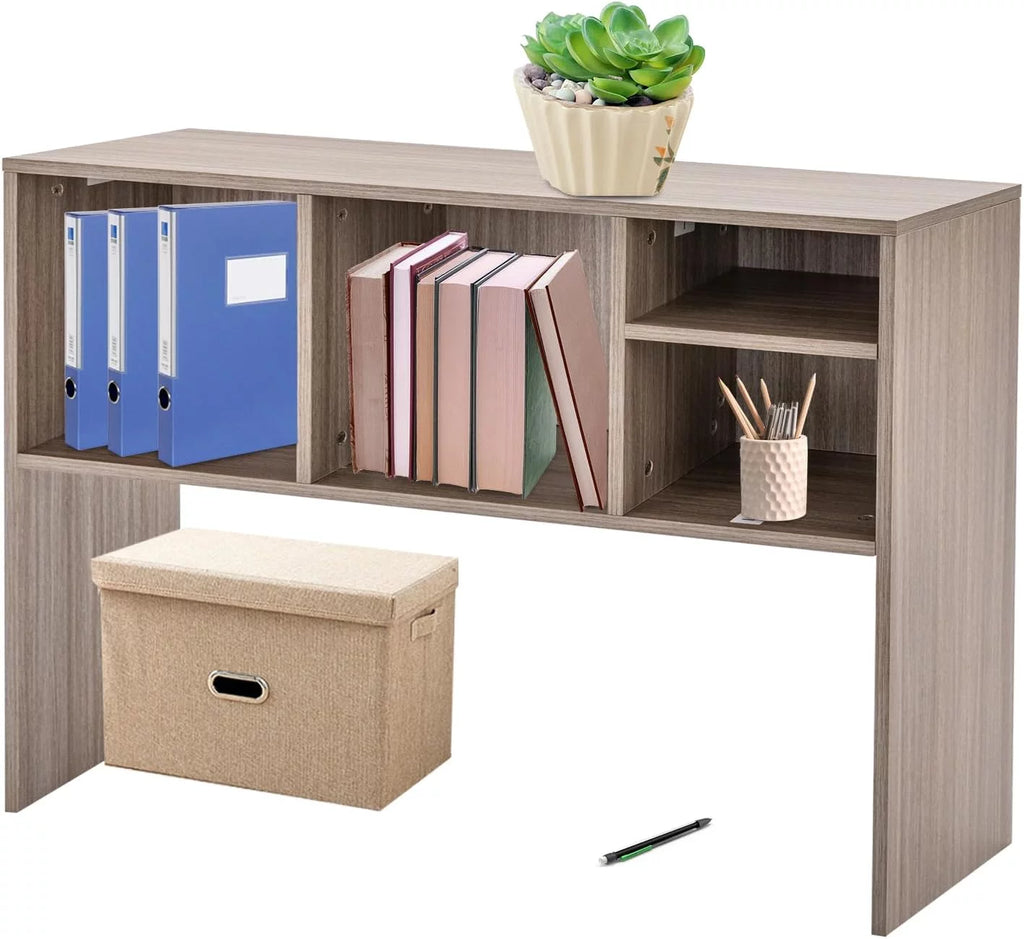 Gray Desk Bookshelf Organizer U368485