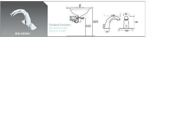 Automatic Hands Free Sensor Faucet Chrome E252