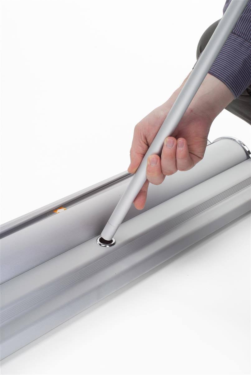 Roll Up Banner Stand with Hard Carry Case K3774