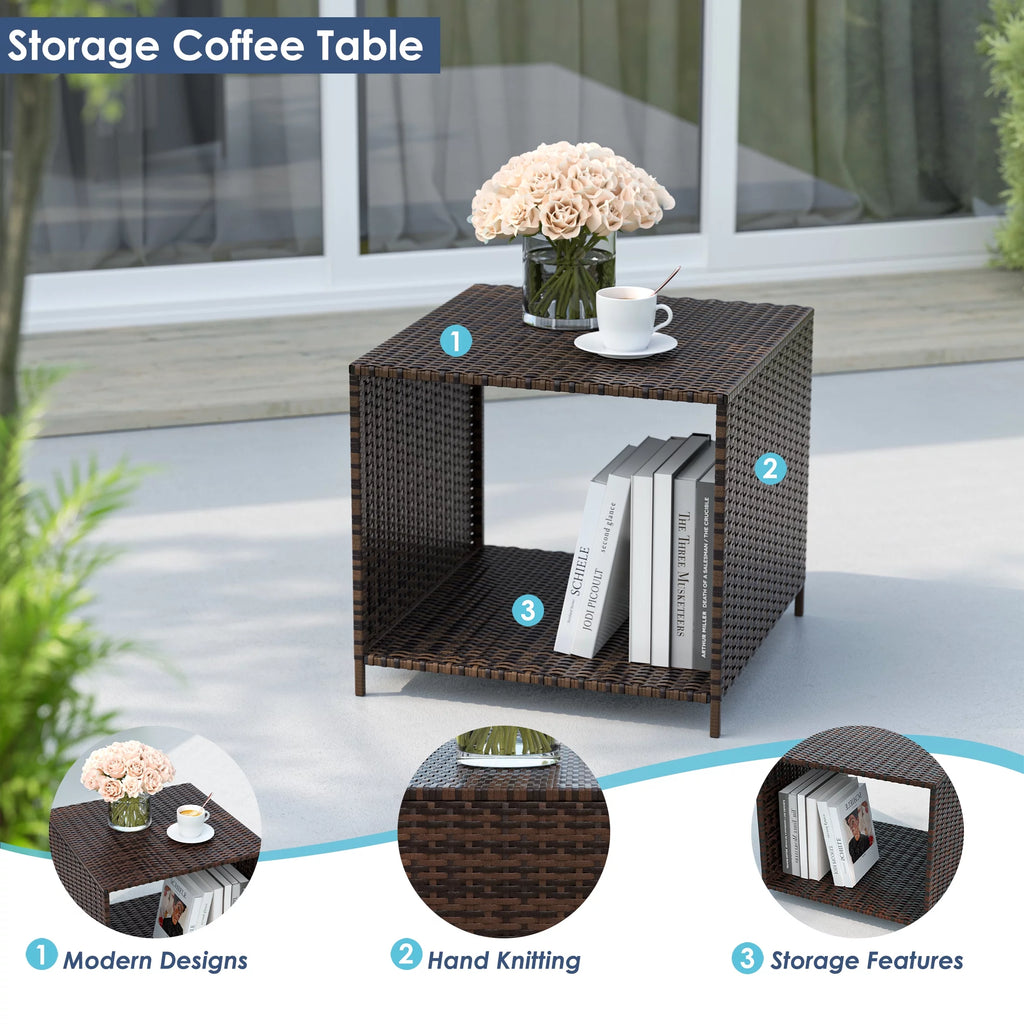 Khaki 5 Piece Patio Furniture Set O426