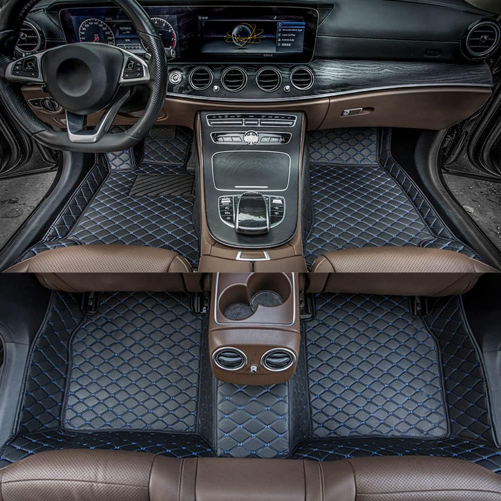 All Weather Non-Slip Leather Car Floor Liners E8061