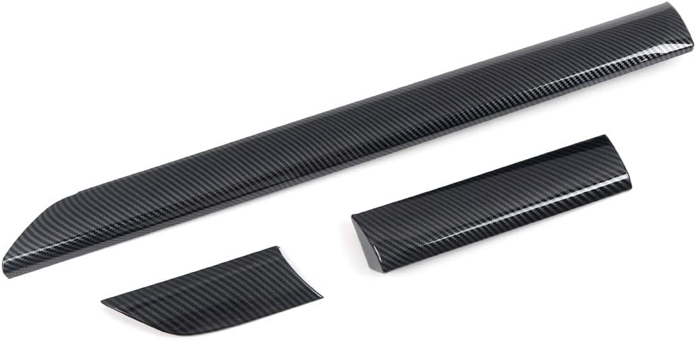Toyota Tundra 2014-2021 Center Console Trim ABS Carbon Fiber Grain 3pcs P2176