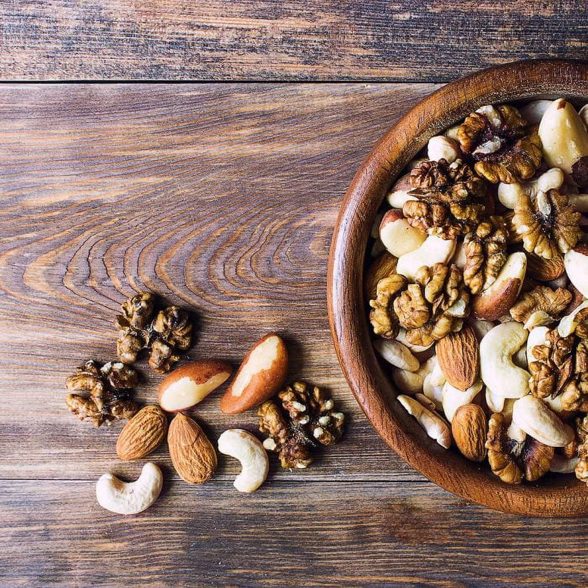Certified Organic Mixed Raw Nuts 4 Pounds T2722