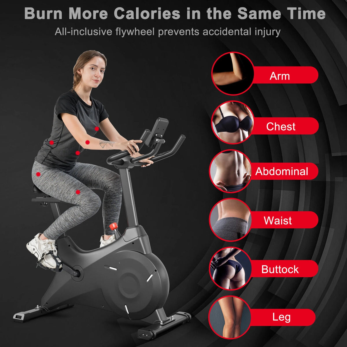 Magnetic Resistance Stationary Exercise Bike V801326