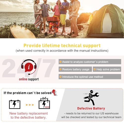 12V 100Ah LiFePO4 Deep Cycle Battery with Bluetooth K4630