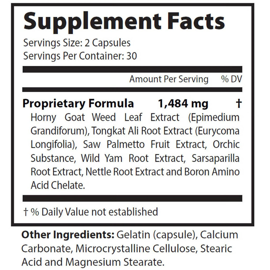 Men’s Health Supplement 1484mg 120 Capsules H19512