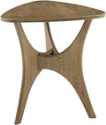 Light Brown Triangle Sofa Table with Solid Wood Legs D640954