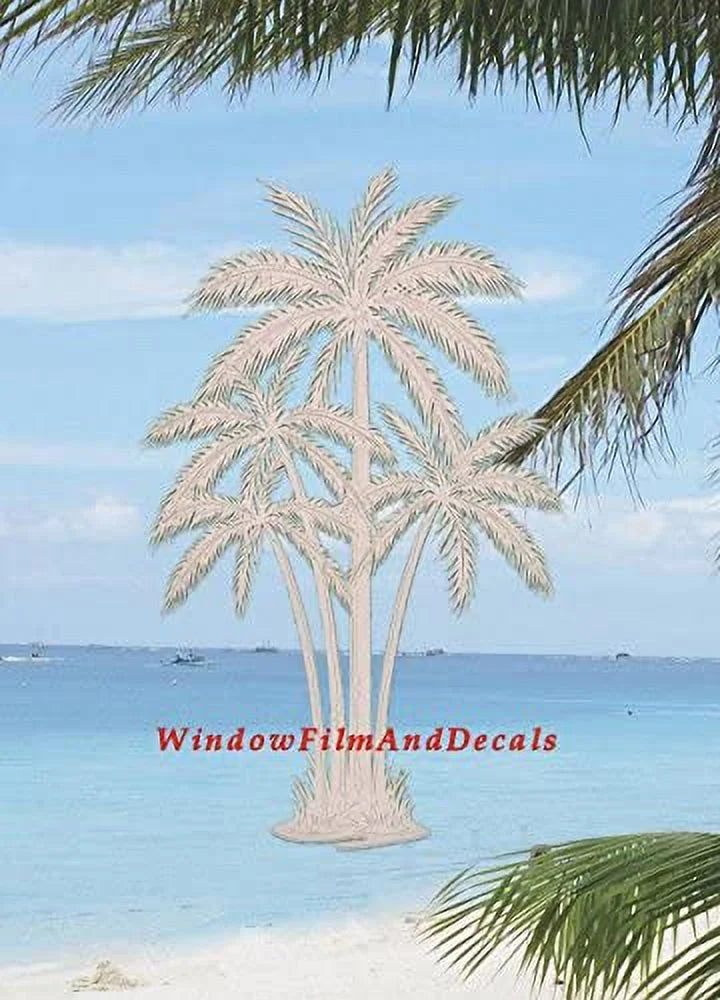 Etched Window Decal Vinyl Glass Cling D490