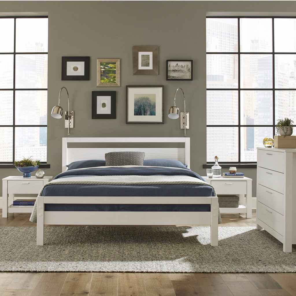 Queen Platform Bed Acacia H227