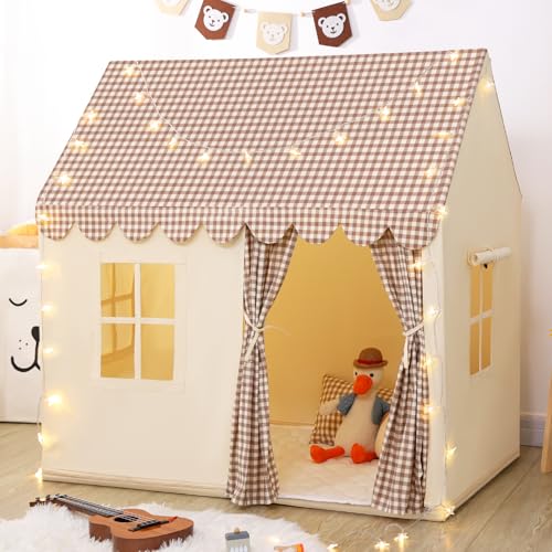Kids Play Tent with Roll-up Door and Windows E5695