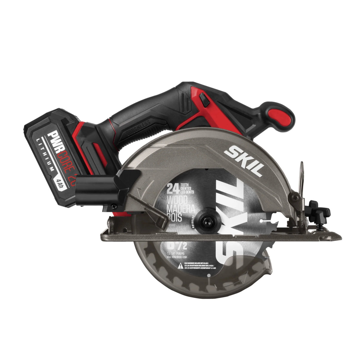 20-Volt Brushless 6.5 in Circular Saw Kit with 4.0 Ah Lithium Battery and Charger Z123910