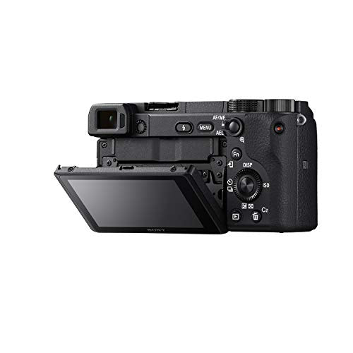 Black Compact APS-C Mirrorless Camera with 16-50mm Lens Q875566