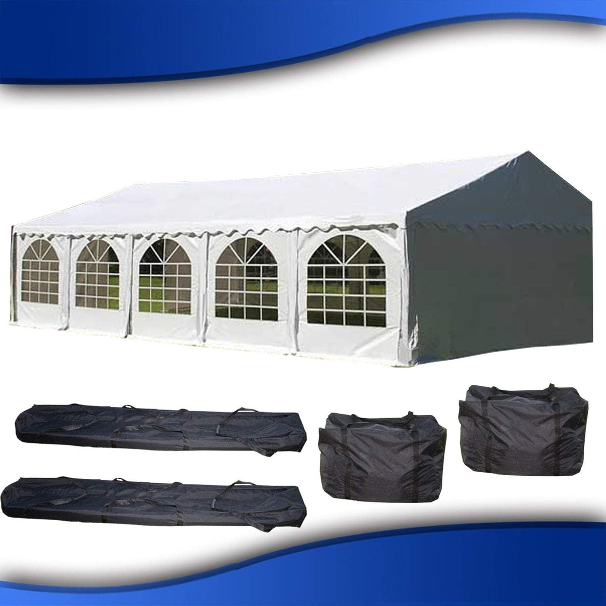 White Fire Retardant PVC Party Tent N7033