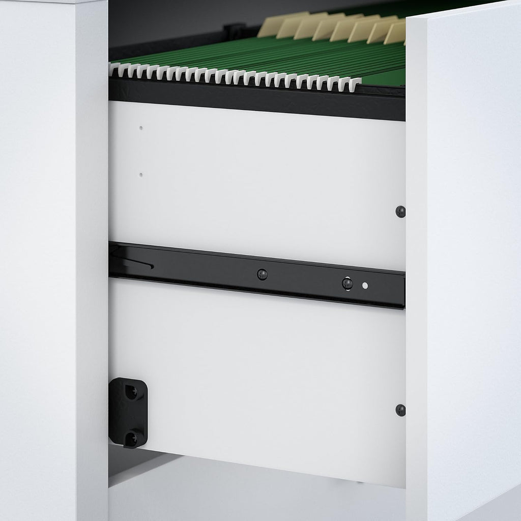 L Shaped Desk with Mobile File Cabinet G53524