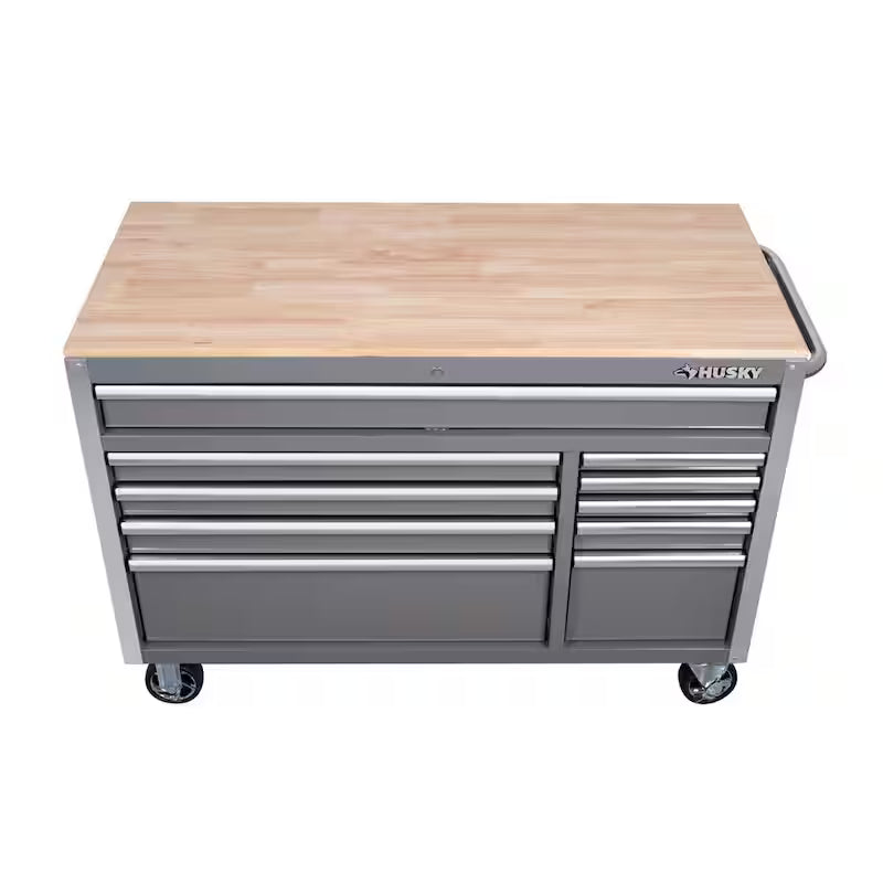 52 in. Gloss Gray Mobile Workbench Tool Chest T3634
