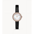 Rose Gold-Tone Leather Stainless Steel Watch Y74732
