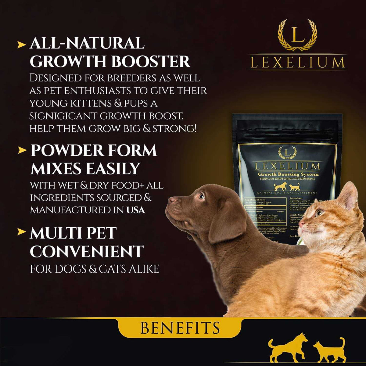 Weight Gainer Supplement for Dogs & Cats Q53585