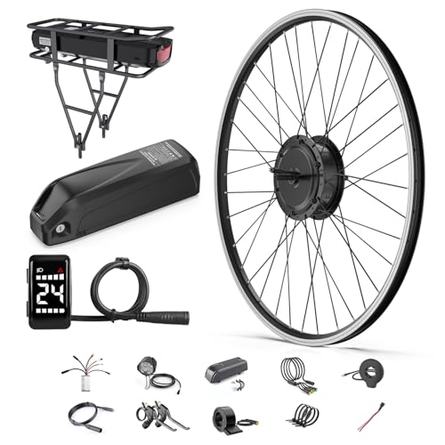48V 500W Front Hub Motor Electric Bike Conversion Kit with LCD Display B91114