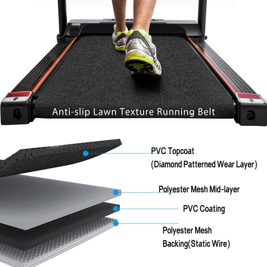 Folding Electric Treadmill with Incline U6412