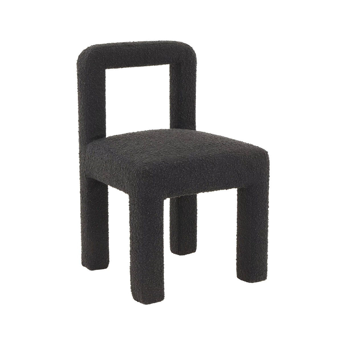 Black Boucle Dining Chair R40966