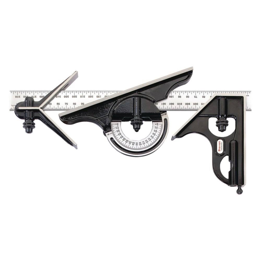 300mm Combination Set with Square, Center and Reversible Protractor Head and Blade J768996