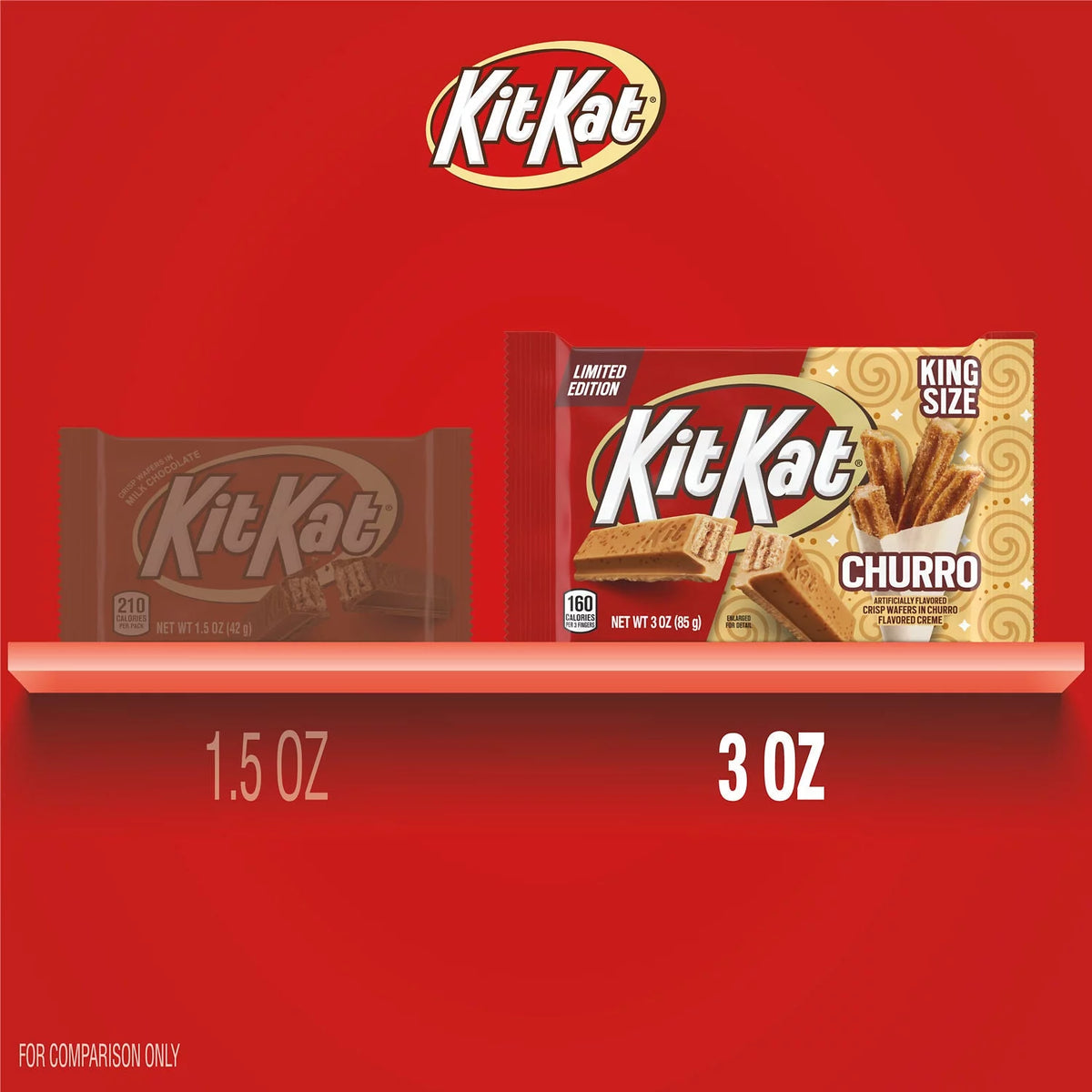 Churro King Size 3 oz. Bar B130