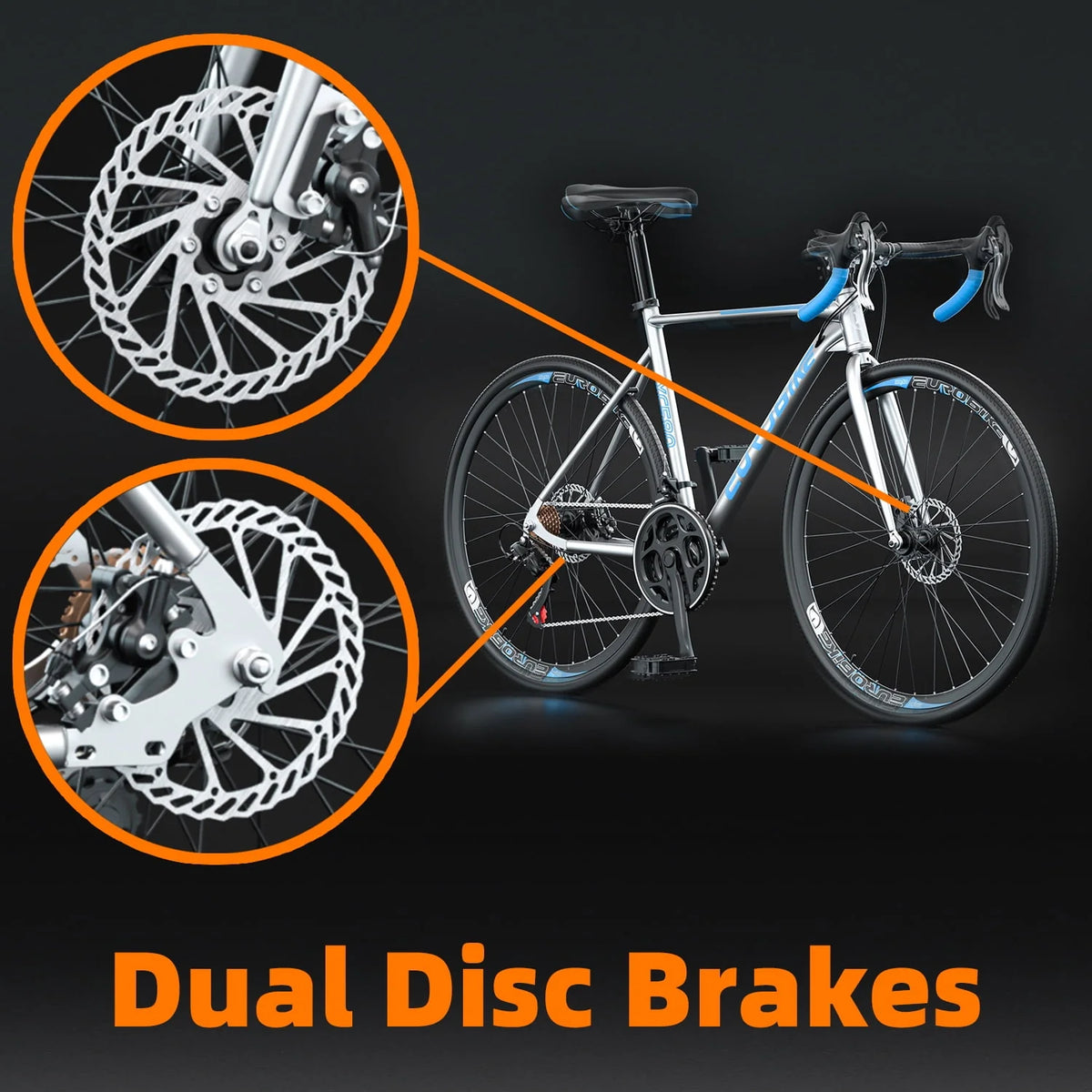 54cm Frame 700C*35C Wheels Bicycle H9432