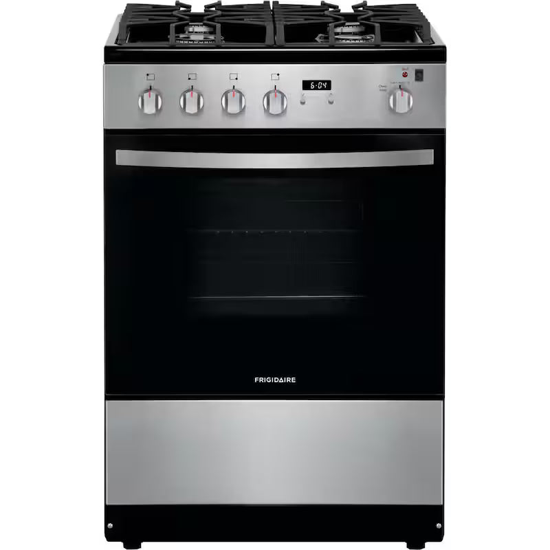 Freestanding Gas Range with Manual Clean in Stainless Steel L254
