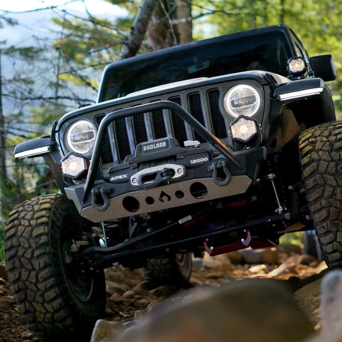 12,000 lb. Synthetic Rope Winch with Wireless Remote K2059