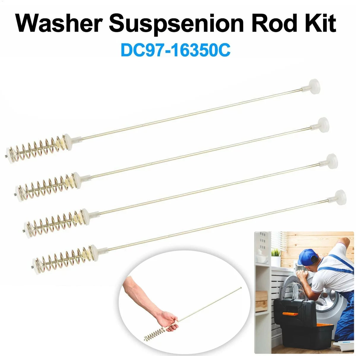Washer Suspension Rod Spring Assembly R908