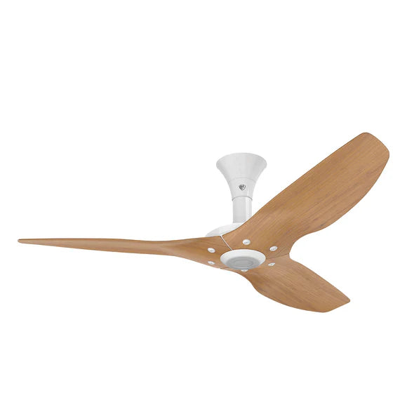 52 Ceiling Fan with Bamboo Blades and White Finish F713