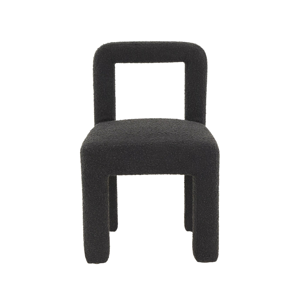 Black Boucle Dining Chair R40966