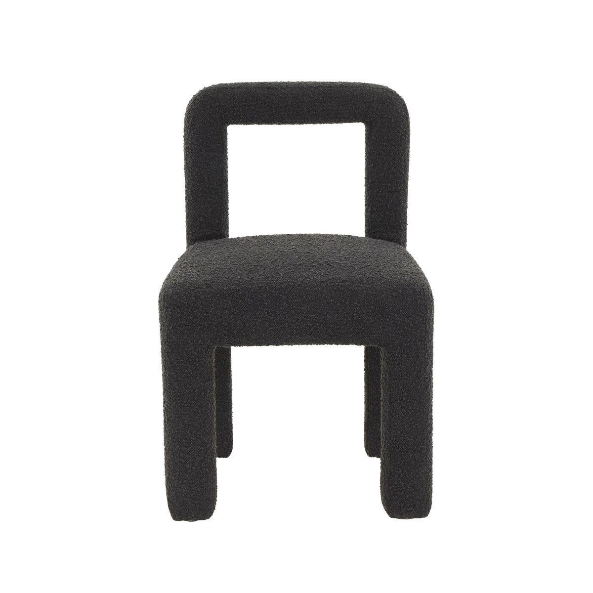 Black Boucle Dining Chair R40966