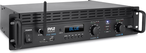 1000 Watt 2-Channel Bluetooth Power Amplifier I574