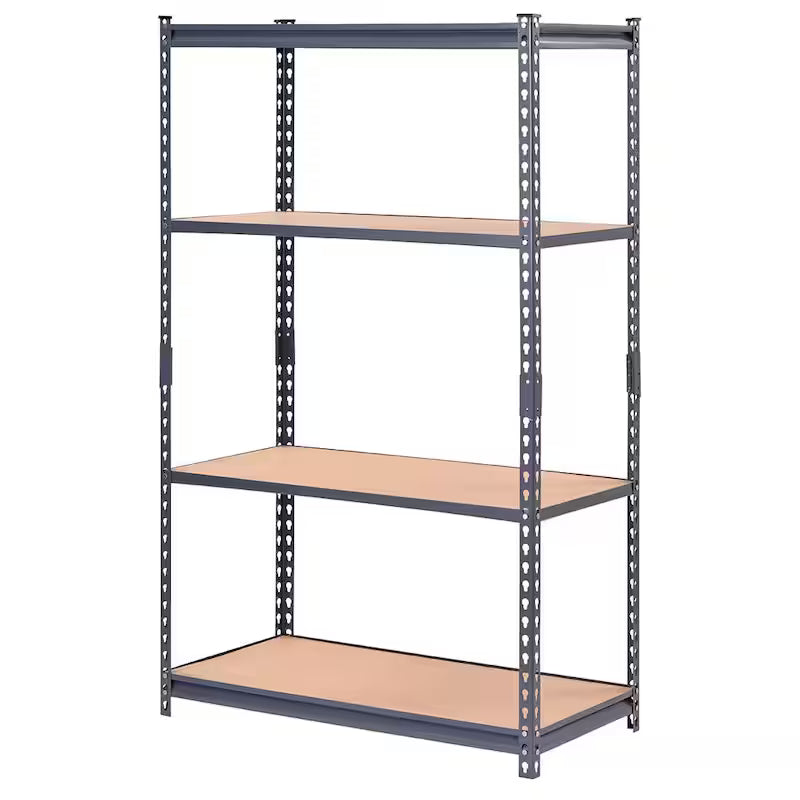 4 Tier Adjustable Steel Shelving Unit S6173