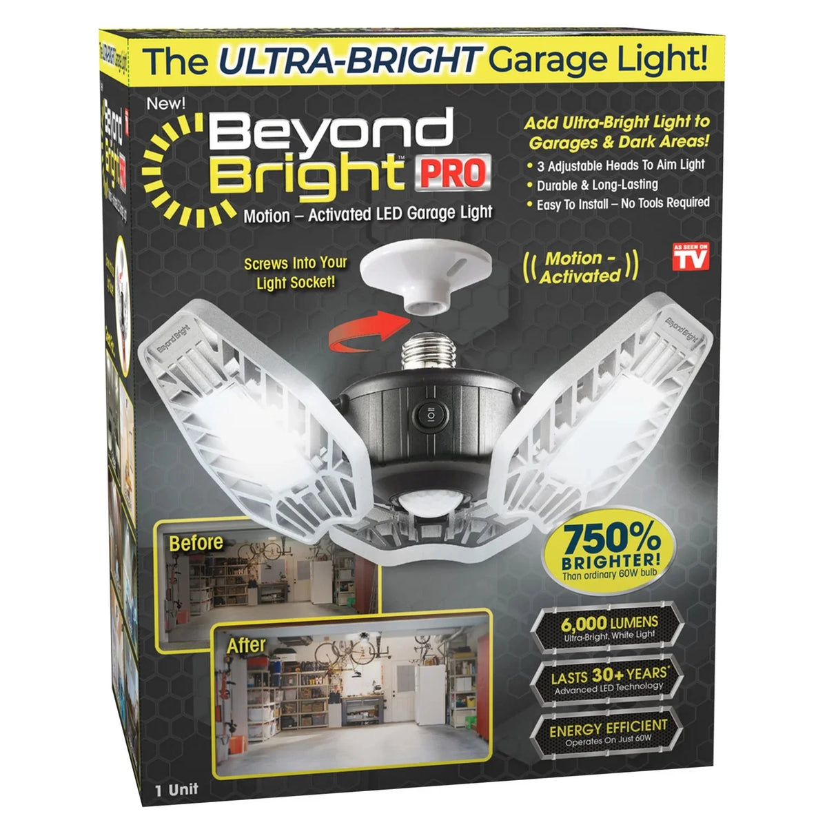 LED Garage Light Motion Activated A5575